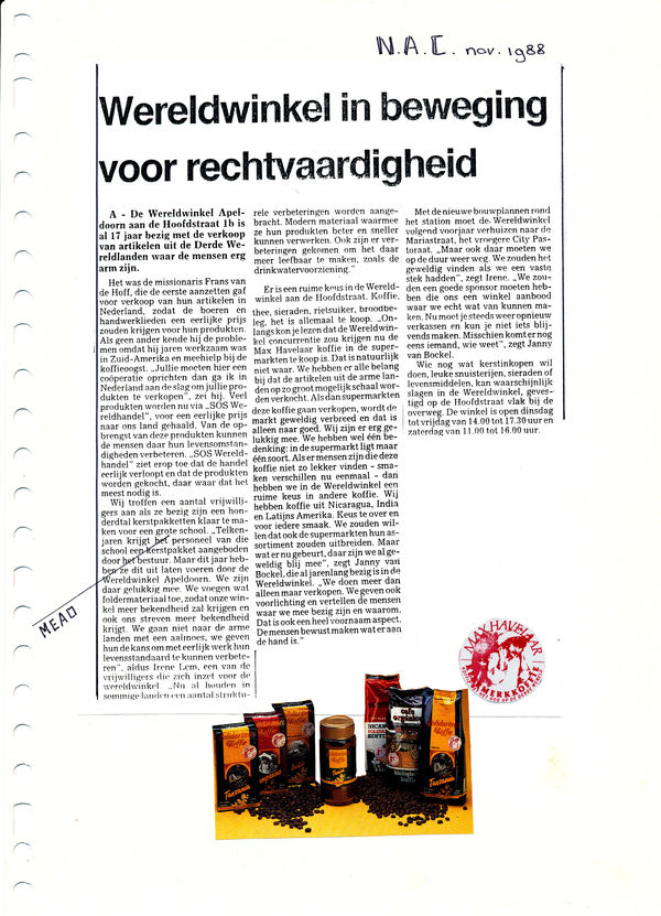 Het eerste keurmerk en de SOLIDARITEITS-koffie!